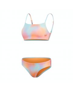 Speedo -Bikini mit dünnen Trägern Zweiteiler Damen -pastell-36
