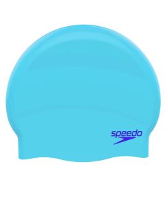 Speedo Badekappe Silikon Junior-hellblau