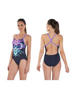 Speedo Badeanzug Damen rippleback unterfüttert-36
