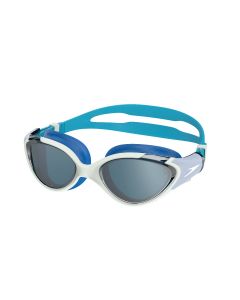 Speedo Biofuse 2.0 Damen Schwimmbrille Mirror Weiß Blau
