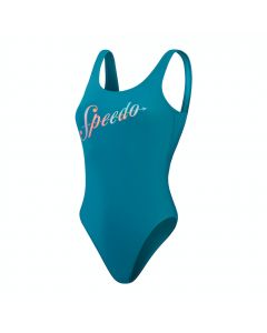 Speedo Badeanzug Damen tiefer U-Rücken-42