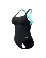 speedo schwimmanzug endurance+ medalist blau streifen
