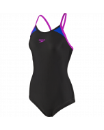 speedo günstiger badeanzug schwarz
