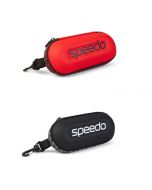 Speedo Brillenetui Hardcase für Schwimmbrillen in Rot und Schwarz