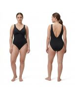 Speedo Damen Badeanzug Schwarz Nachfolger Modell Brigitte cross knot