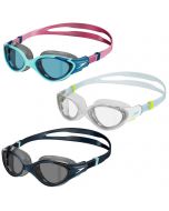 Speedo Biofuse 2.0 Schwimmbrille Damen – Klar, Dunkelblau und Türkis/Pink