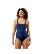 Speedo Sculpture Contour Eclipse Badeanzug Damen navy – Frontansicht
