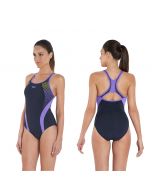 Speedo Badeanzug Schwimmanzug für Damen Frauen Powerback Endurance Bademode C823 